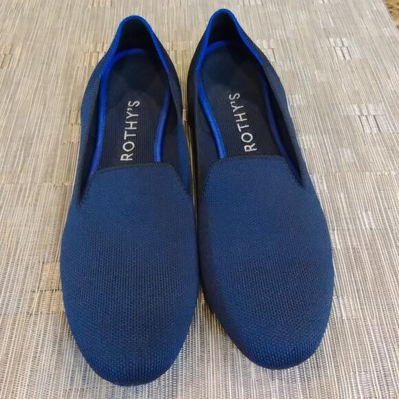 Rothy's The Loafer Navy Blue Loafers Size 10.5 - Picture 2 of 13
